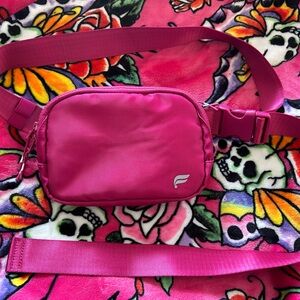 Fabletics Pink Crossbody Pouch Bag